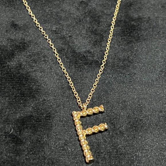 SUGAR FIX by Baublebar Initial Necklaces - Nickel Free - F, I, Q, U, W - Picture 7 of 15